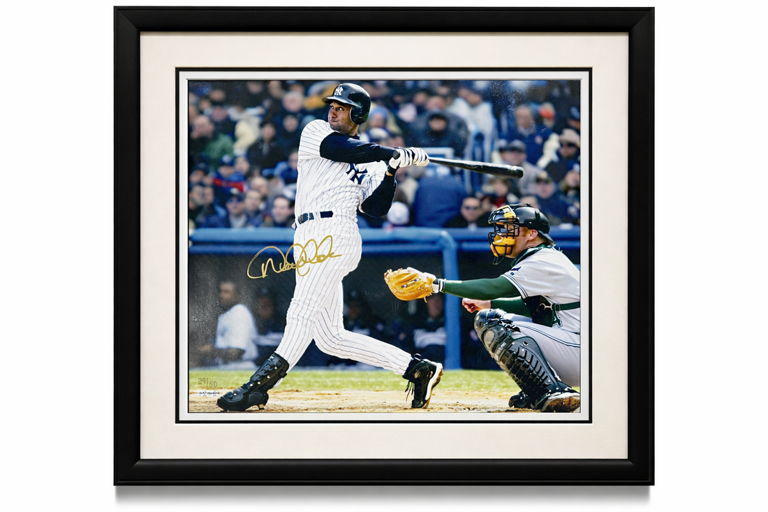 2000s Derek Jeter Signed 16x20 Photo. Rare Limited Edition /50. Upper Deck UDA0