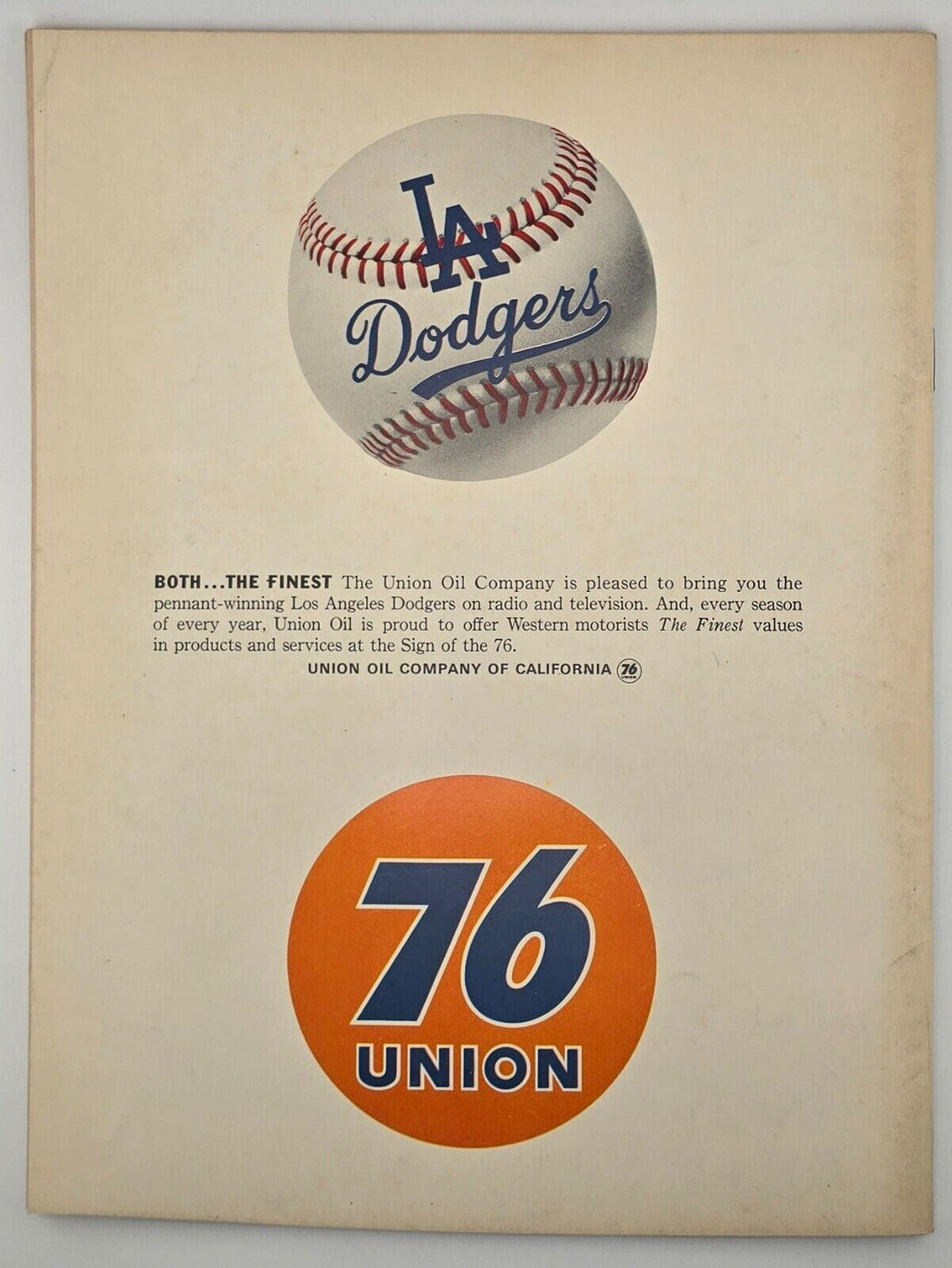 1963 World Series Official Dodger Stadium Program. NY Yankees vs LA Dodgers