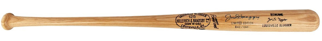 Joe DiMaggio Signed Bat, Louisville Slugger. 1941 Limited Edition. JSA1