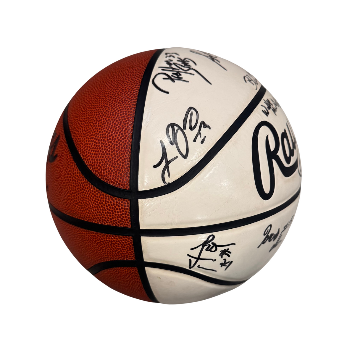 LeBron James Signed 2003 Team Signed High School Basketball. Auto Beckett BAS1