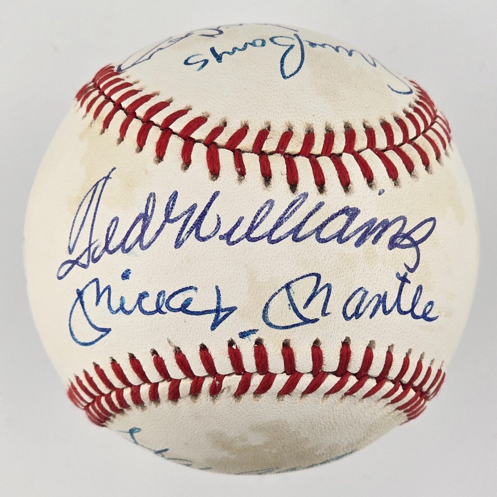 500 Home Run Club Signed Baseball. Williams, Mantle, Aaron, Mays, More. JSA LOA