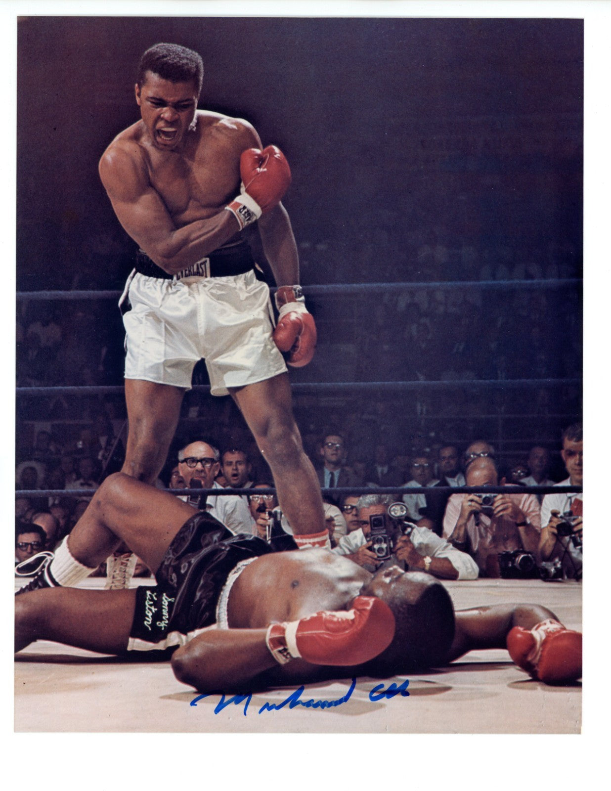 Muhammad Ali Signed Photo, 8x10. KO Sony Liston. JSA0