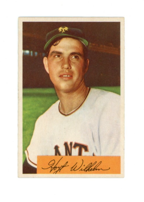 1954 Bowman Hoyt Wilhelm0