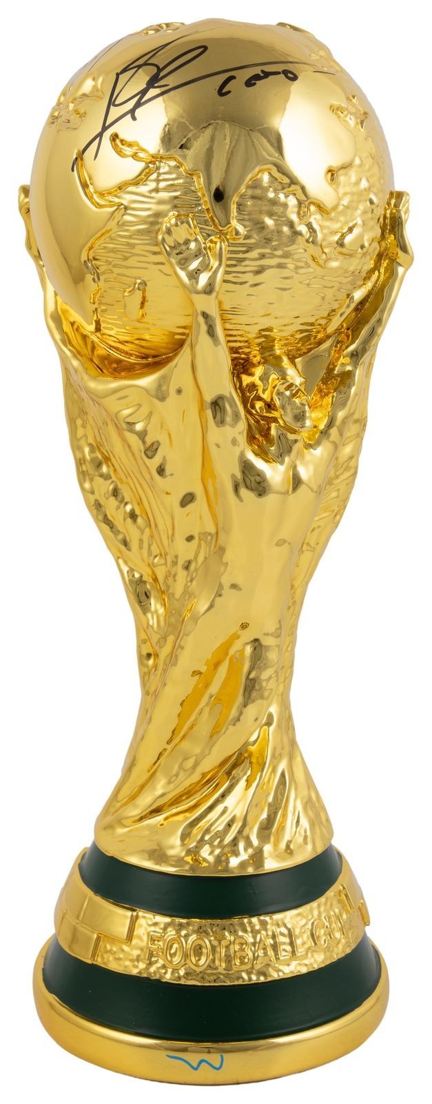 Lionel Messi Signed World Cup Trophy. 2022 Argentina Champs. BAS Beckett1