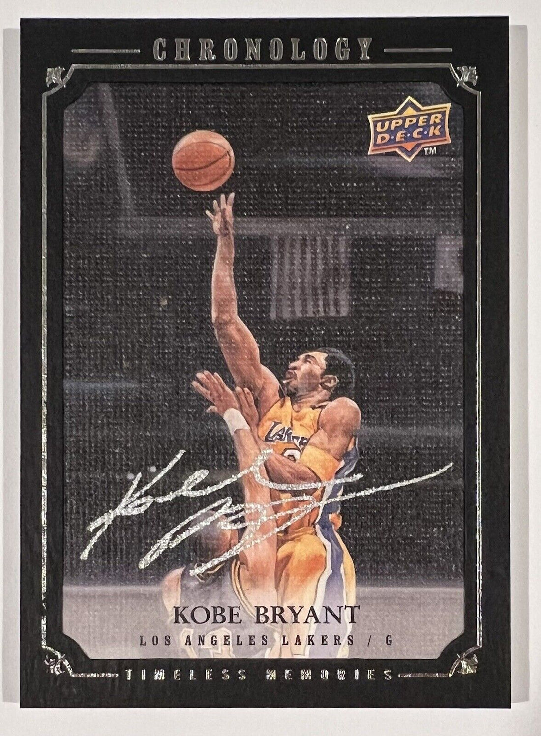 2007-08 NBA Chronology Kobe Bryant Upper Deck Timeless Memories 