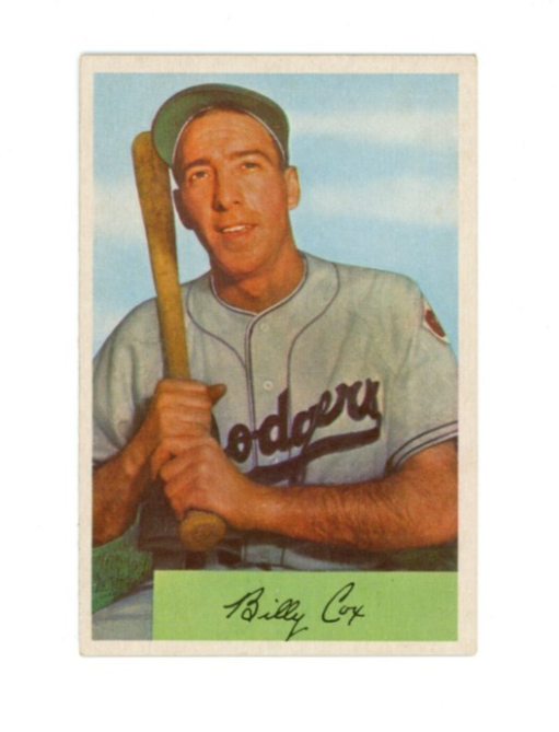 1954 Bowman Billy Cox0