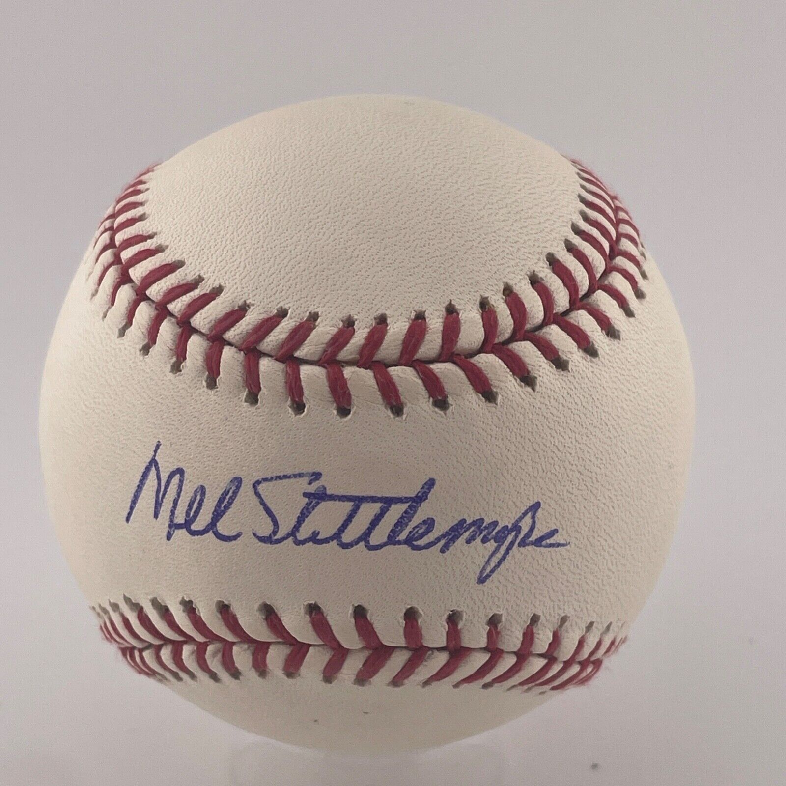 Mel Stottlemyre Signed Baseball. New York Yankees. JSA