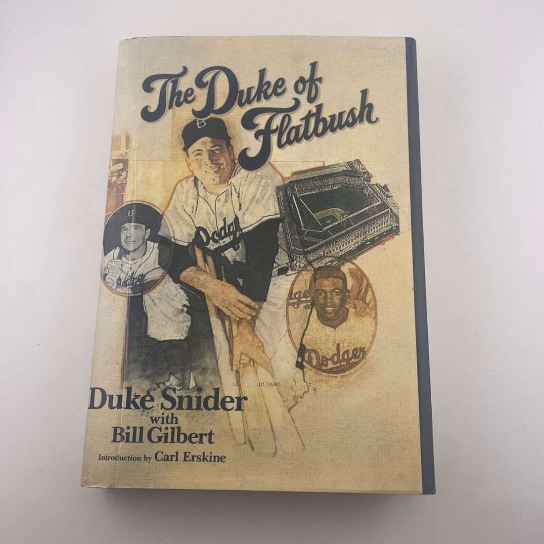 Duke Snider Brooklyn Dodgers Signed &quot;The Duke of Flatbush&quot; Book. JSA