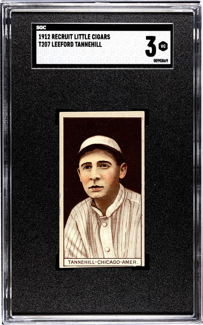 1912 Recruit Little Cigars T207 Leeford Tannehill SGC 30