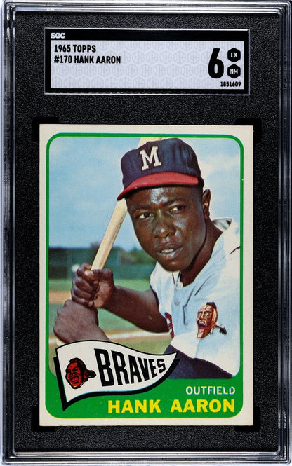 1965 Topps Hank Aaron. SGC 6