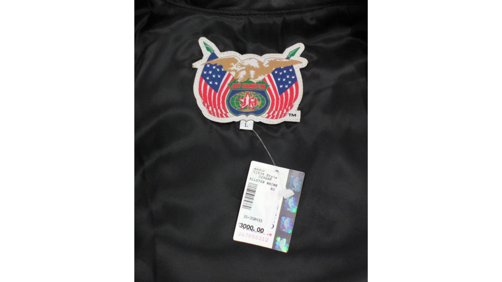 Jeff Hamilton NBA All-Star Leather Jacket, Rhinestones Studs. Embroidered Logos5