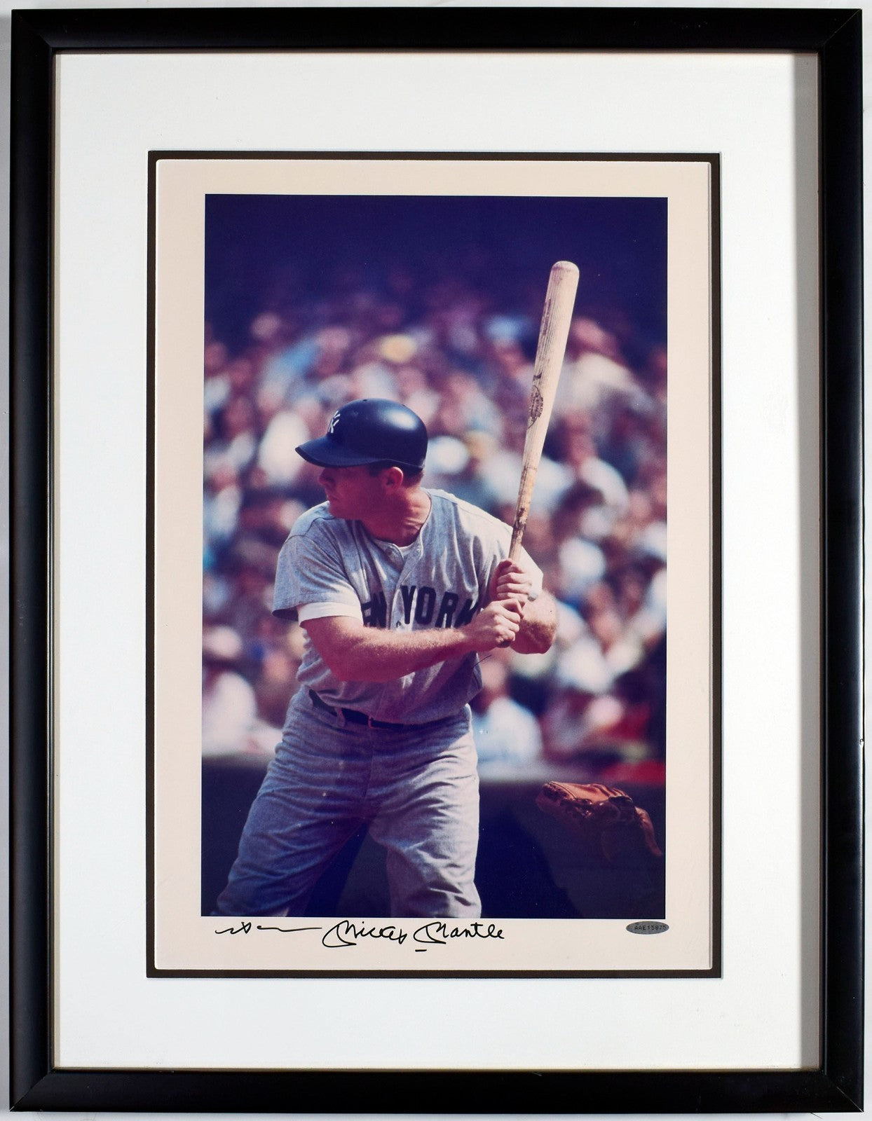 Mickey Mantle Signed Photo, Neil Leifer Upper Deck. Auto UDA0