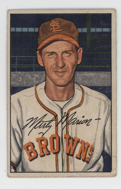 Marty Marion 1952 Bowman. 