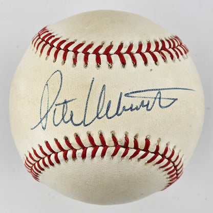 Peter Ueberroth Signed Baseball. Former MLB Commissioner. JSA0