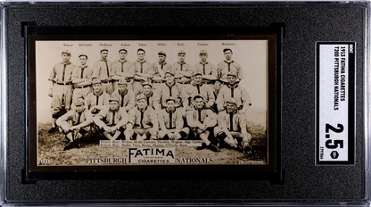 1913 Fatima T200 Pittsburgh Nationals. Honus Wagner SGC 2.50