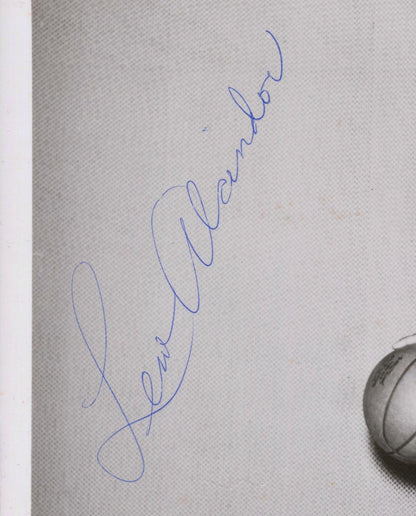 c.1970 Lew Alcindor Signed Photograph, Kareem Abdul Jabbar Rookie Year. PSA 92