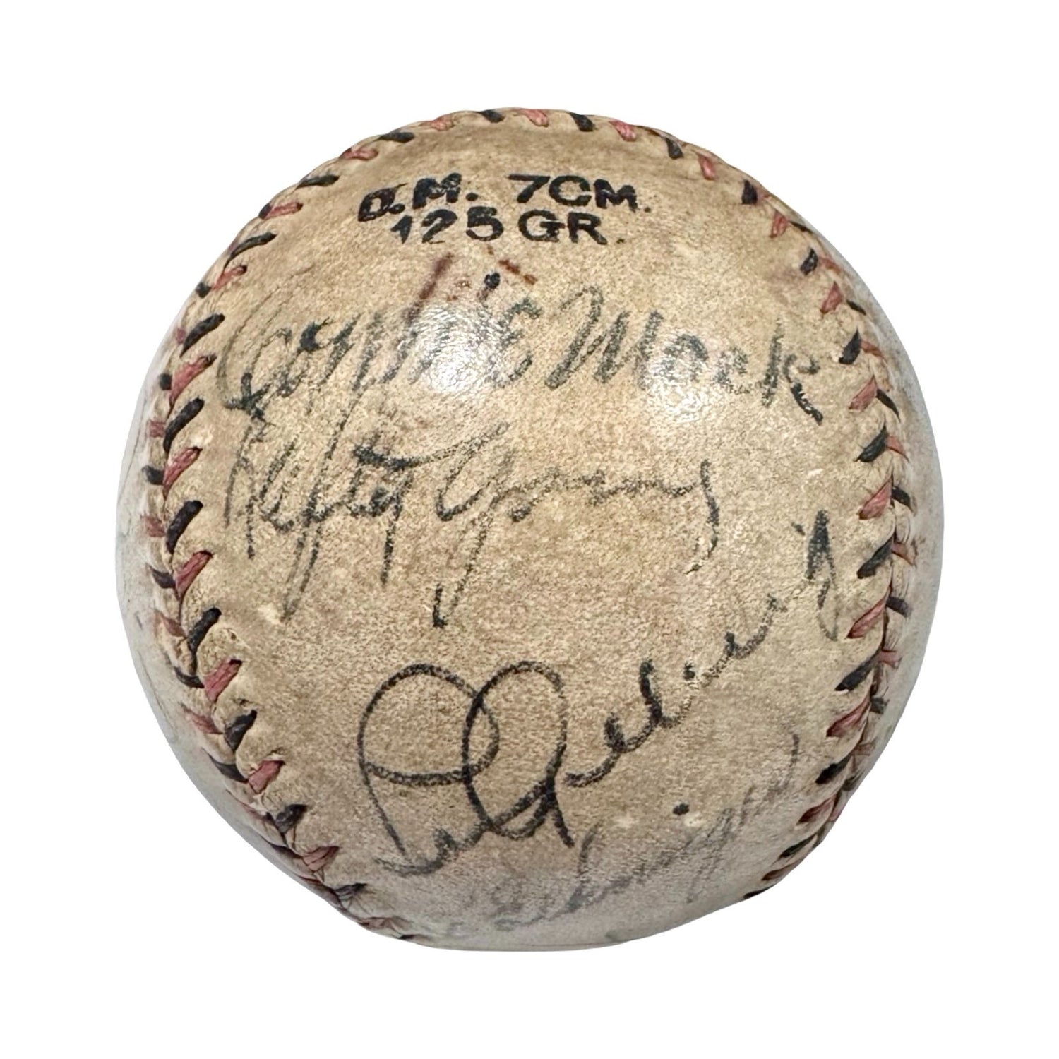 1934 Tour of Japan Signed Baseball, Ruth &amp; Gehrig. Auto PSA JSA2