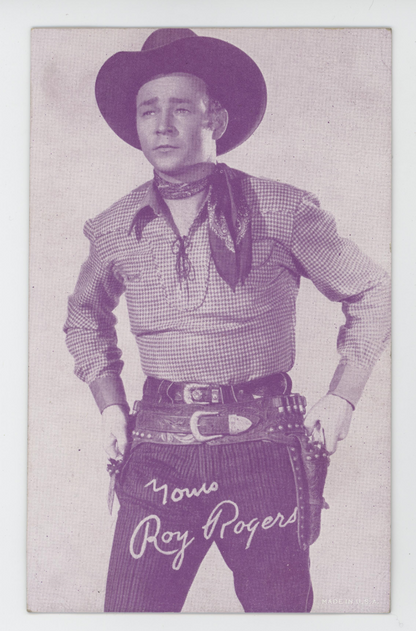 Roy Rogers 1940-60 Exhibits Movie Stars. "Yours, Roy Rogers"0