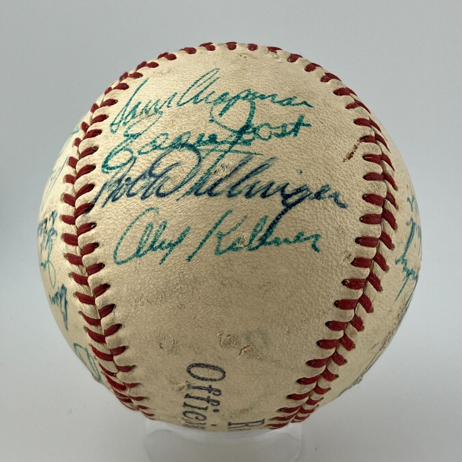 1950 Philadelphia Athletics Team Ball. (Clubhouse Signatures)