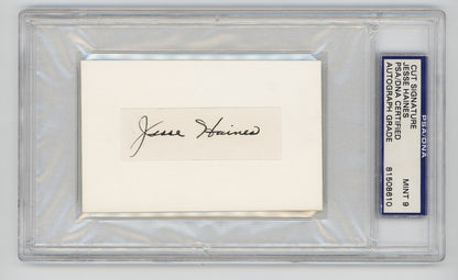 Jesse Haines Signed Autograph. PSA 9. St. Louis Cardinals Hall of Famer. Eakin0