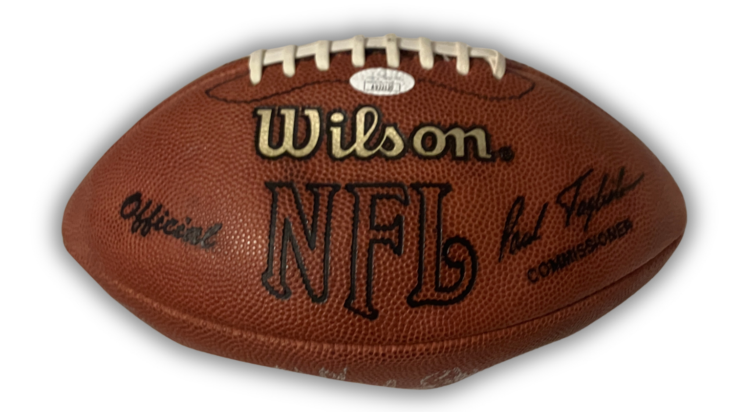 New York Giants Stars Signed Football. Lawrence Taylor, Harry Carson &amp; More. JSA3