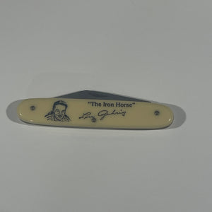 Vintage Lou Gehrig "The Iron Horse" Pocket Knife. Unique Collectible
