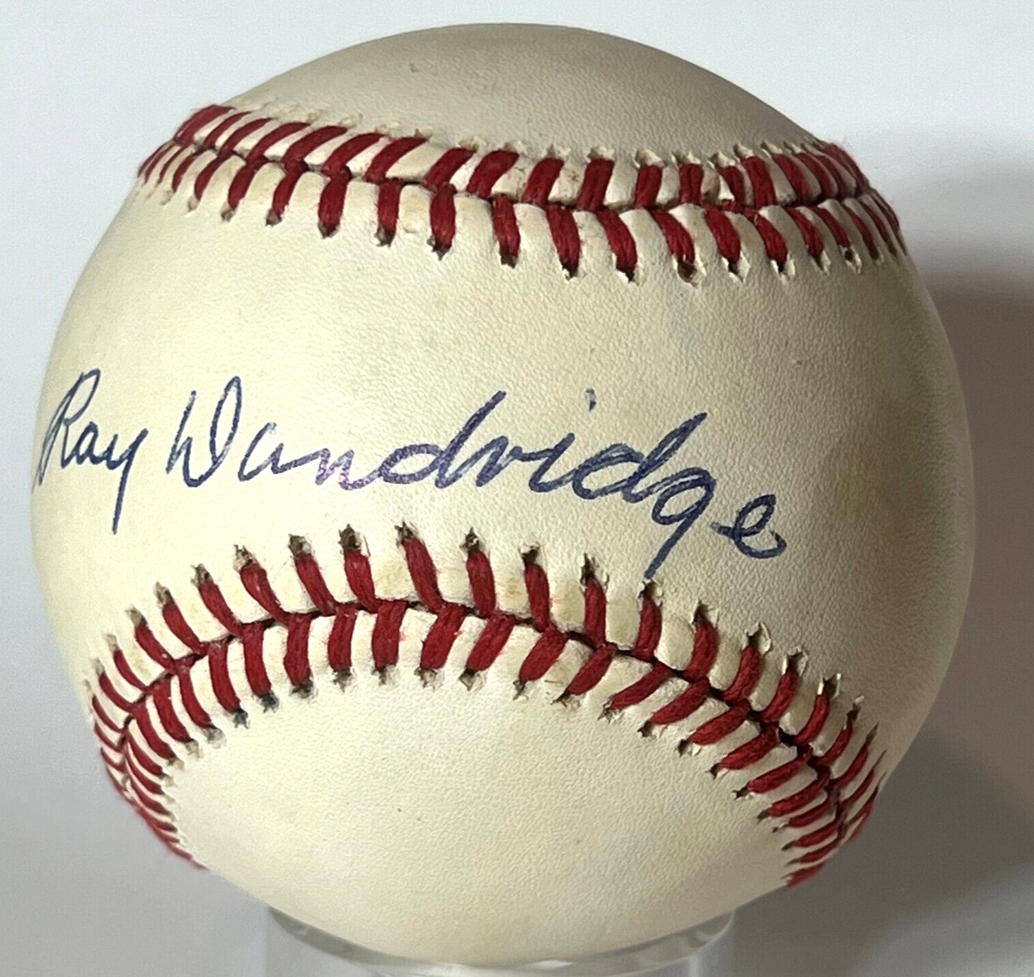 Ray Hooks Dandridge Single Signed Autograph Baseball Negro League JSA signature1