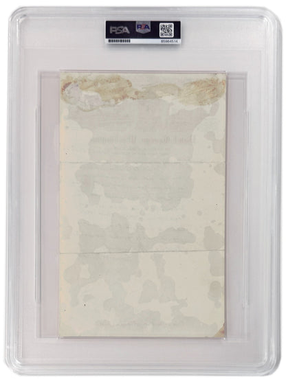Connie Mack Handwritten Letter with Full Autograph. PSA JSA2