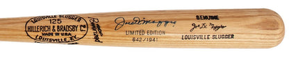 Joe DiMaggio Signed Bat, Louisville Slugger. 1941 Limited Edition. JSA2