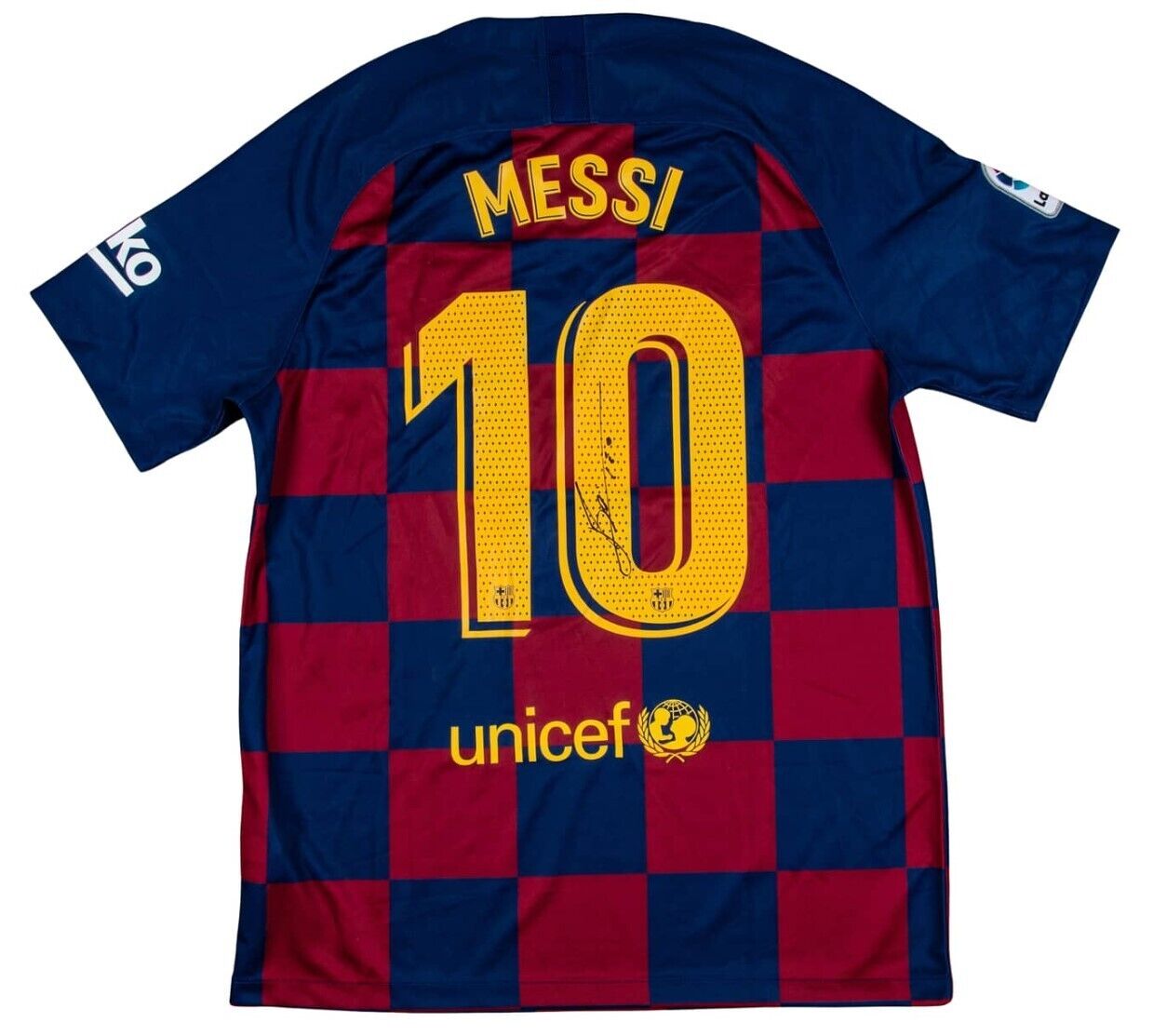 Lionel Leo Messi Signed FC Barcelona Nike Jersey, Auto Beckett