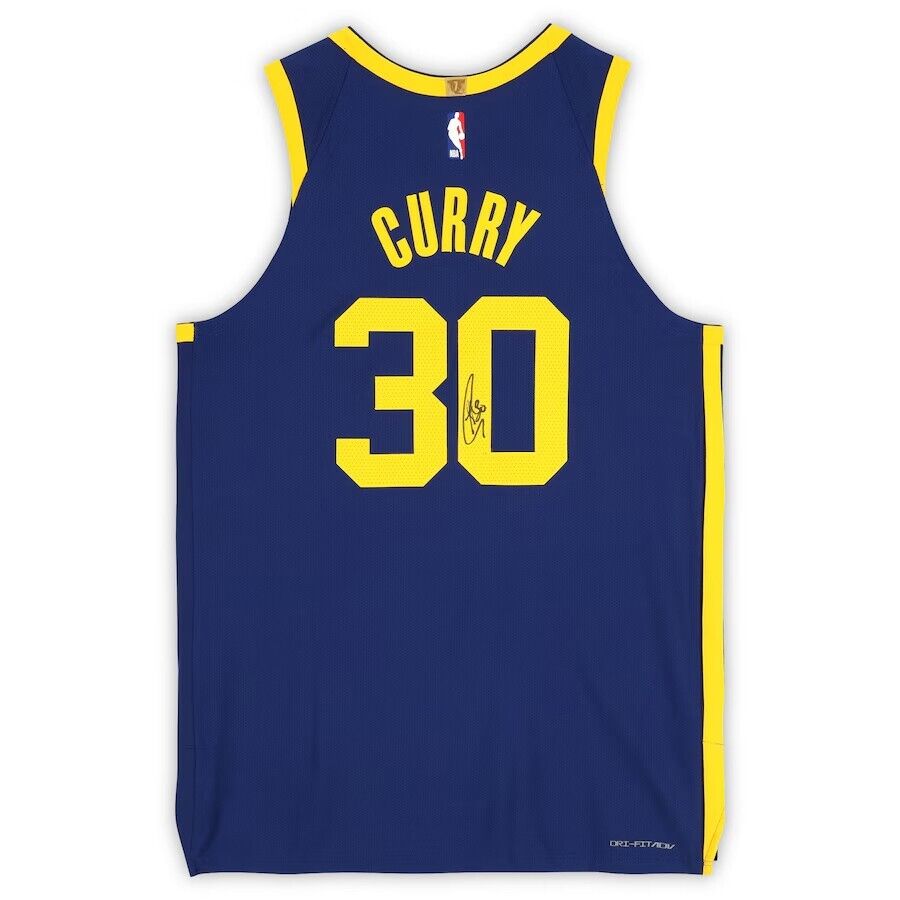 Stephen Steph Curry Signed Golden State Warriors Jersey, Jordan Brand. Auto JSA