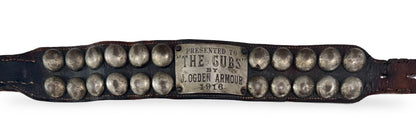 1916 Chicago Cubs Live Bear Cub Mascot Worn Collar3