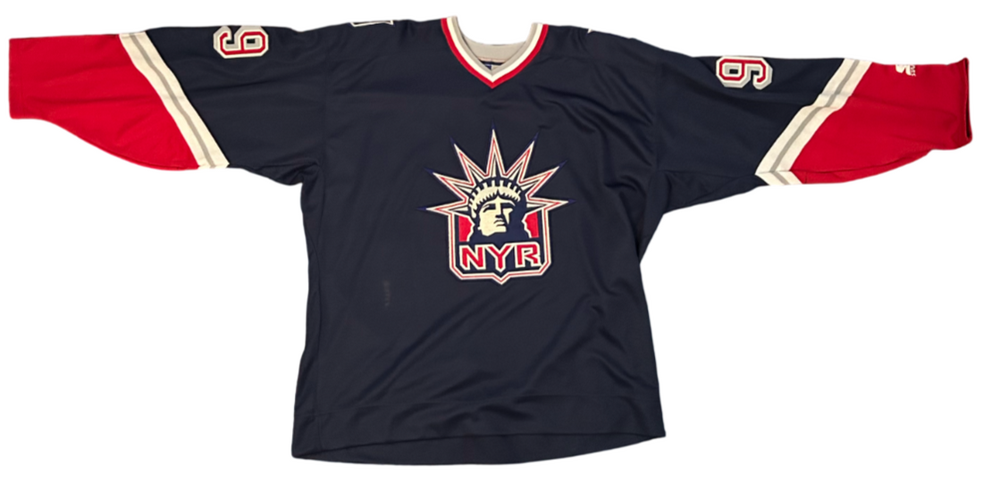 Wayne Gretzky NHL New York Rangers Starter Authentic Jersey Large Vintage Unused0