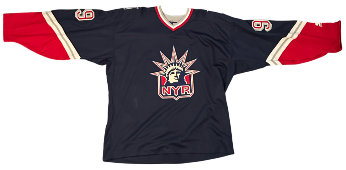 Wayne Gretzky NHL New York Rangers Starter Authentic Jersey Large Vintage Unused0