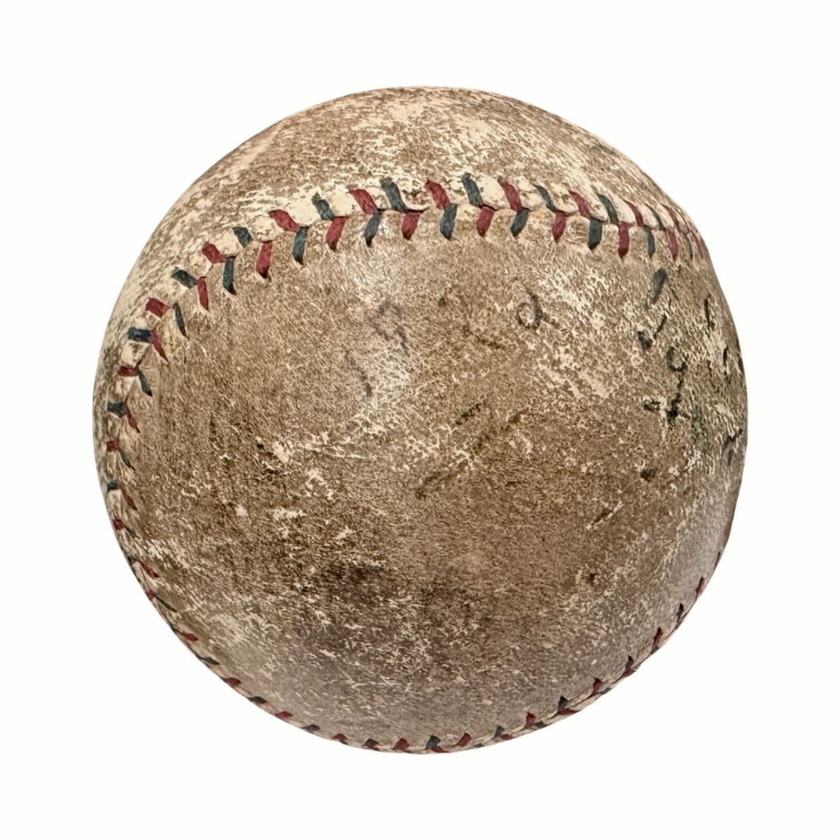 Rare Ty Cobb Single Signed &amp; Inscribed Baseball, 1922 Playing Days. Auto PSA3