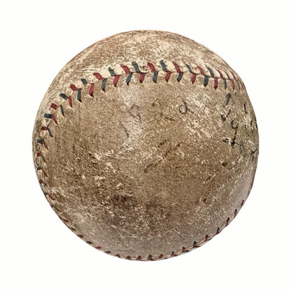 Rare Ty Cobb Single Signed &amp; Inscribed Baseball, 1922 Playing Days. Auto PSA3