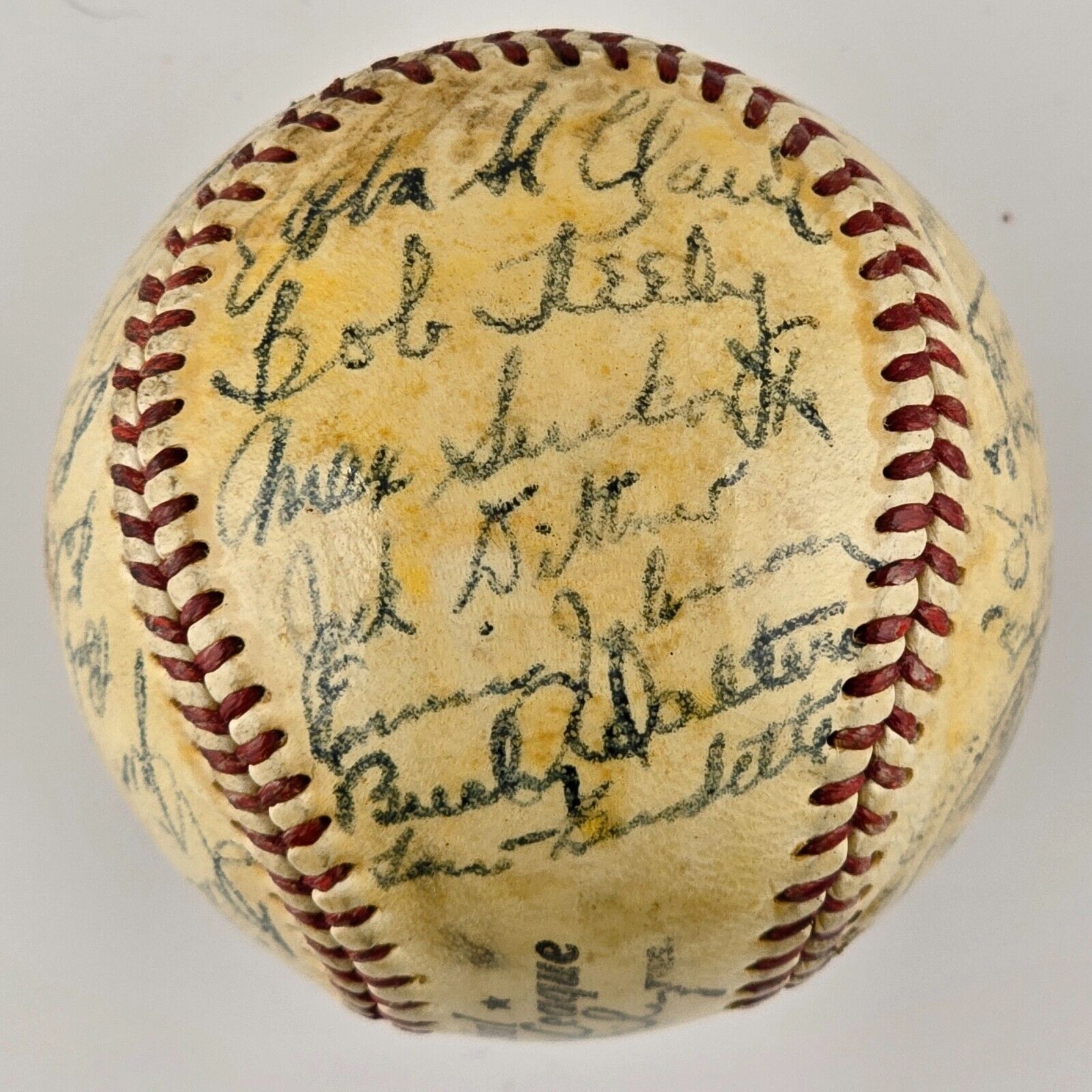 1953 Milwaukee Braves Signed Baseball. 1st Season. Spahn, Mathews. 29 Sigs. JSA