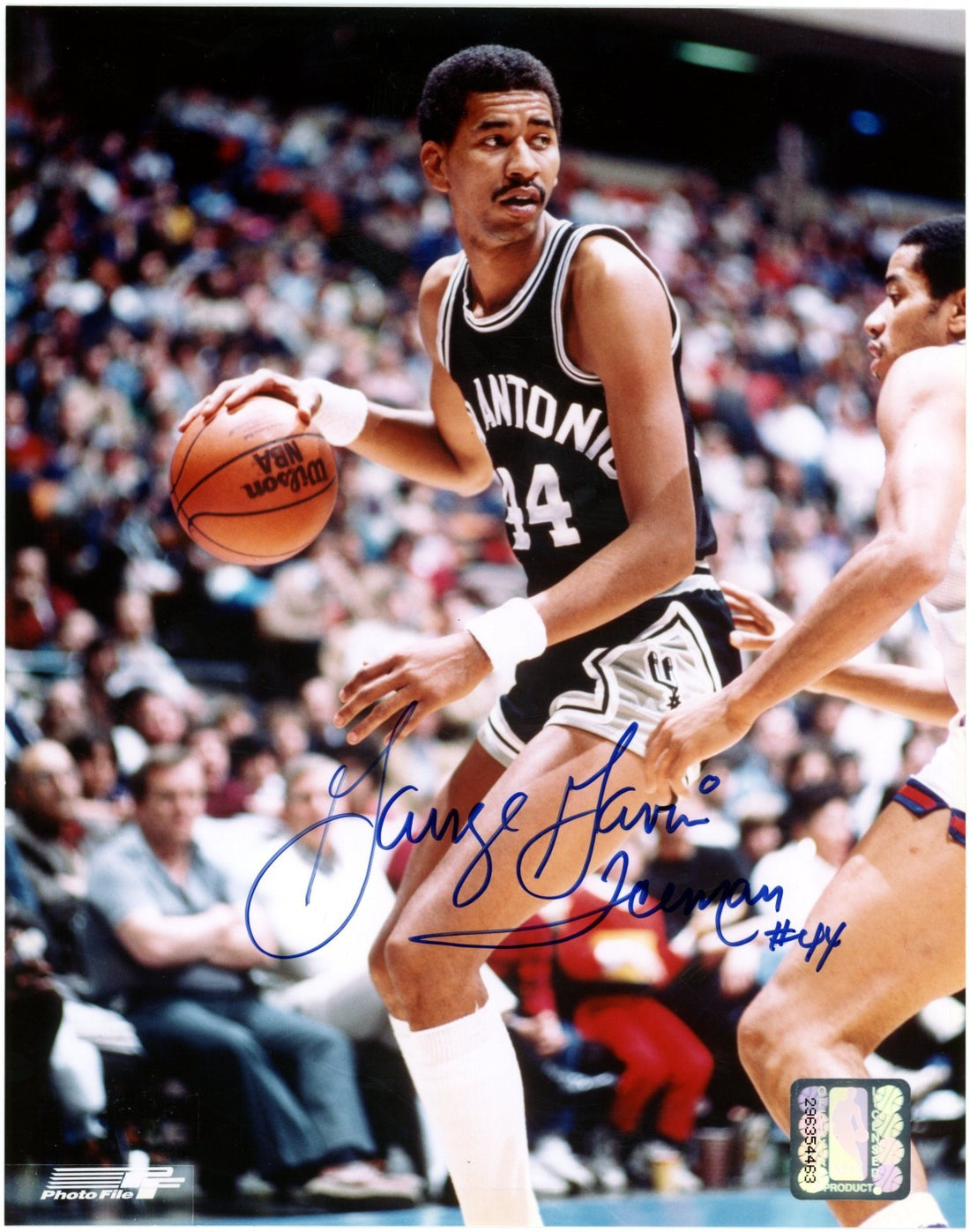 George Gervin Signed Photo, 8x10. Rare "Iceman 