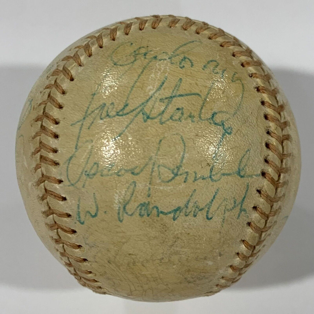 1976 New York Yankees Team Signed Baseball. Munson MVP Season. JSA