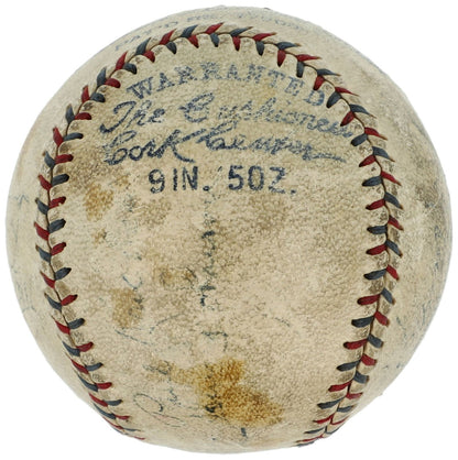 Babe Ruth &amp; Lou Gehrig Signed Baseball, 1920s   1930s NY Yankees. Auto Beckett3