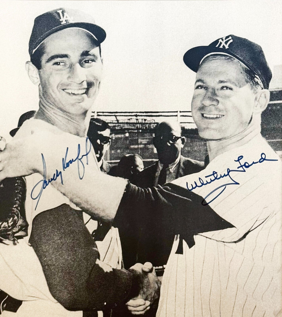Whitey Ford &amp; Sandy Koufax Signed 11x14 Photo. JSA, Ford Estate LOA1
