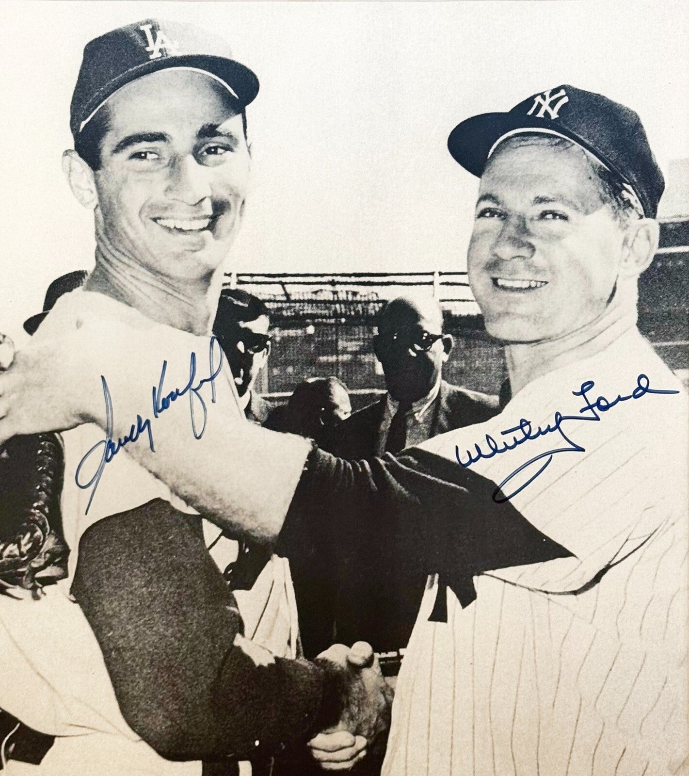 Whitey Ford &amp; Sandy Koufax Signed 11x14 Photo. JSA, Ford Estate LOA1