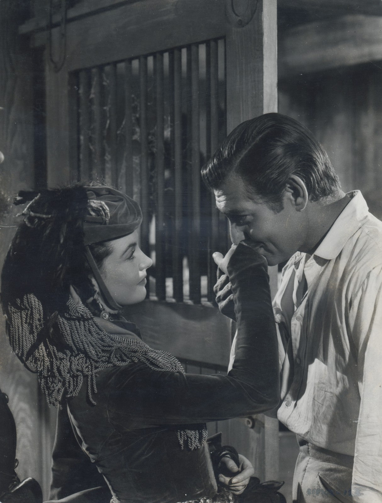 1939 Gone with the Wind Original Photo. Clark Gable, Vivvien Leigh. PSA Type 11