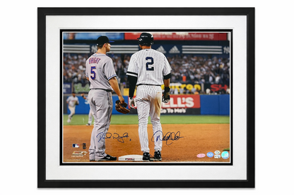 Derek Jeter and David Wright Dual Signed 16x20 Photo. Steiner MLB0
