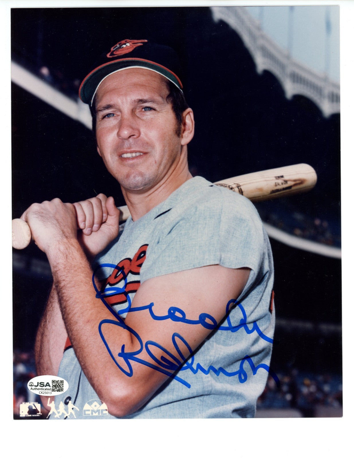 Brooks Robinson Signed Photo, 8x10 . Baltimore Orioles JSA0