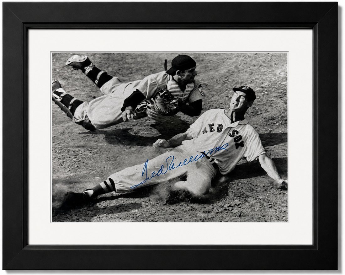 Ted Williams Signed 11" x 14" Photo. Auto JSA0