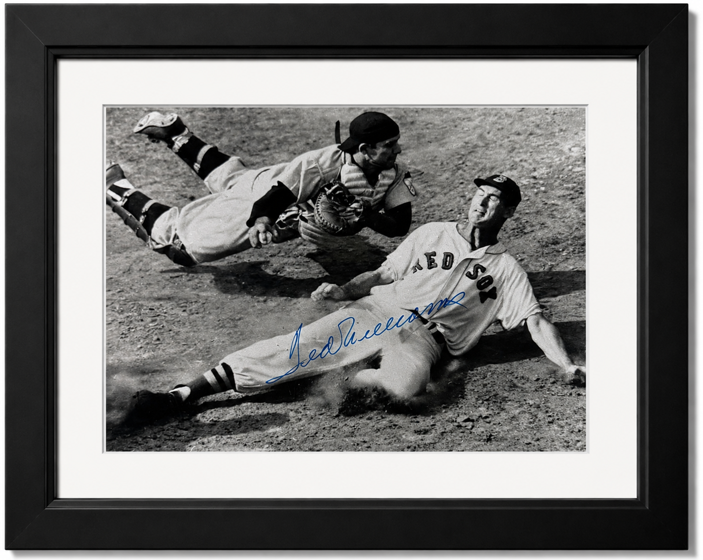 Ted Williams Signed 11" x 14" Photo. Auto JSA0