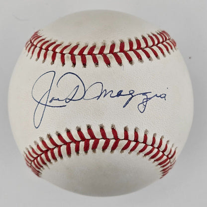 Joe DiMaggio Signed Baseball. PSA Graded 8.5