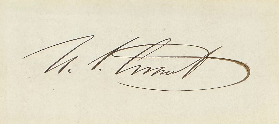 President Ulysses S. Grant Signed Autographed Display Framed JSA1