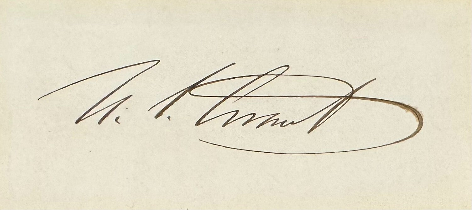 President Ulysses S. Grant Signed Autographed Display Framed JSA1